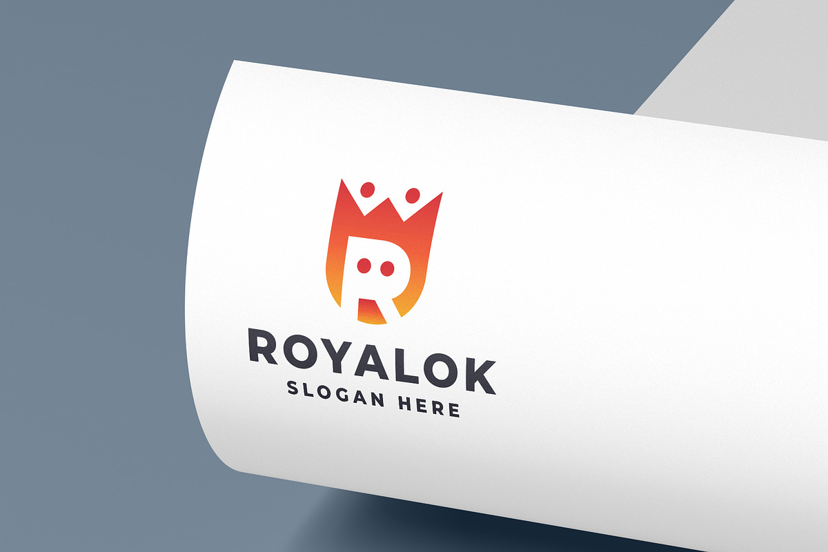 Modern R Letter Crown Logo, a Branding & Logo Template by Design_Planet (Photo 1 of 2)