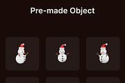 Santa 3D V2 (Christmas Pack), an Object 3D Model by Iqonic Design (Thumbnail 9 of 10)