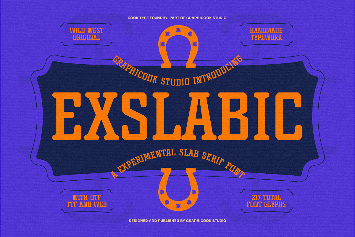 Exslabic, a Slab Serif Font by graphicook (Photo 1 of 10)