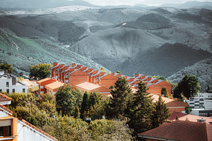 Asturias Mountain Town View, an Architecture Photo by SkyNext