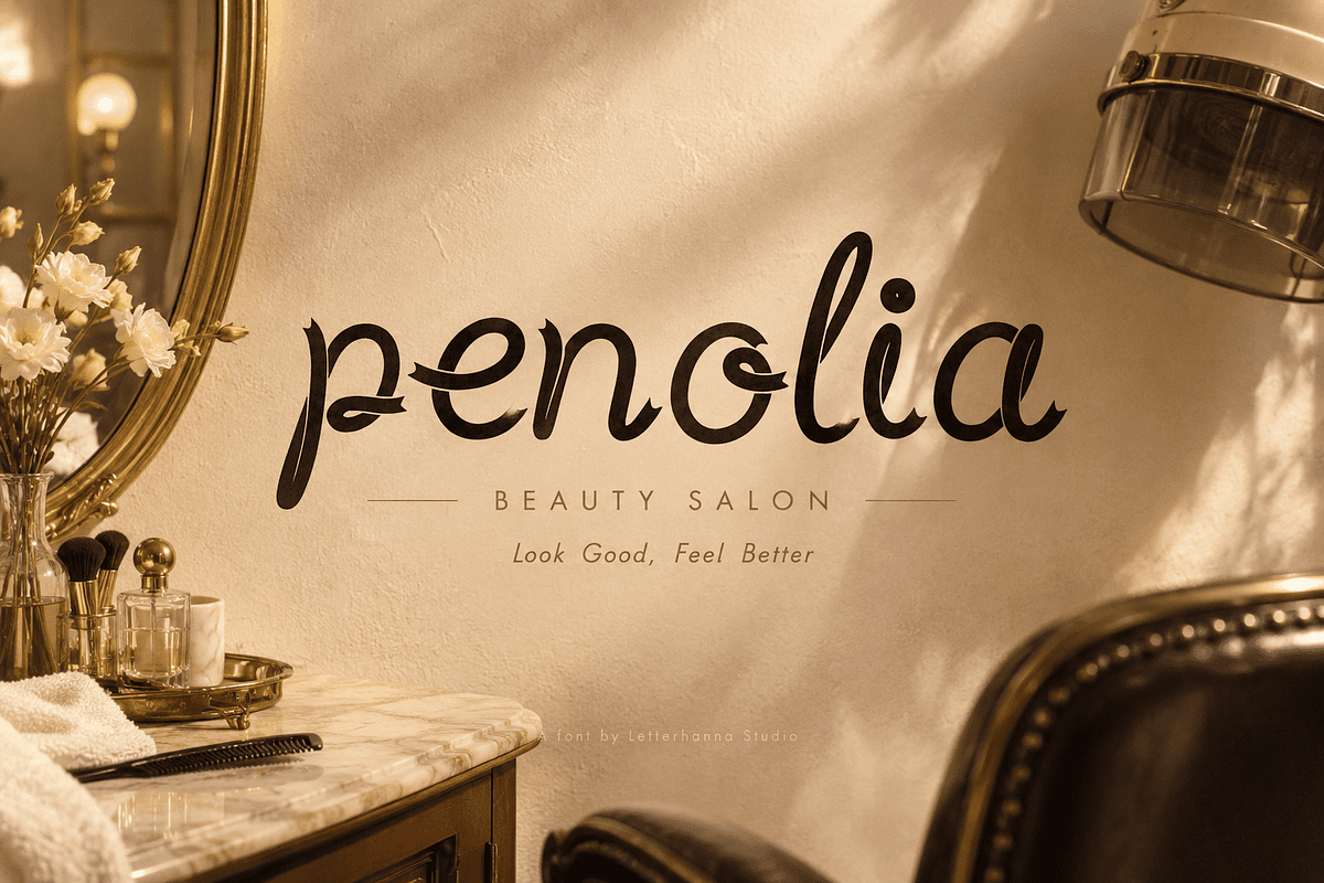 Vintela Atelier Ribbon Script Font, a Script Font by Letterhanna Studio (Photo 4 of 9)