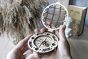 Santa Claus Compass - Laser Cut File, an Object Graphic by VectorPainter (Thumbnail 9 of 11)
