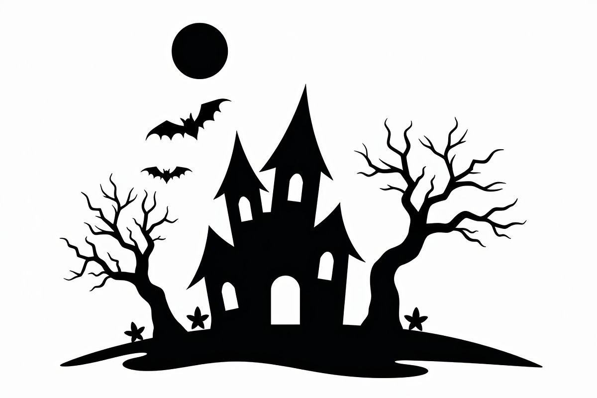 Spooky Haunted House Bundle, an Illustration by Designs_River (Photo 2 of 9)