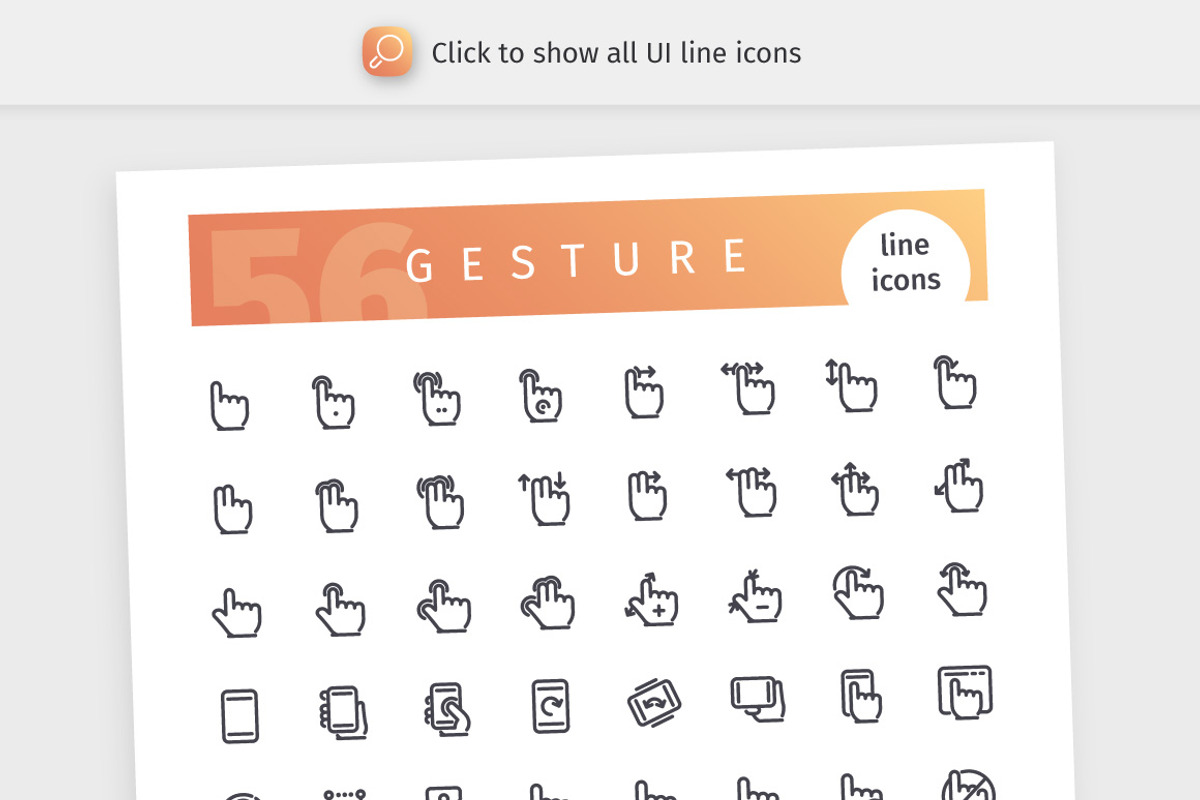 UI 700+ Line Icons Bundle, an Outline Icon by Voysla's Shop (Photo 2 of 8)