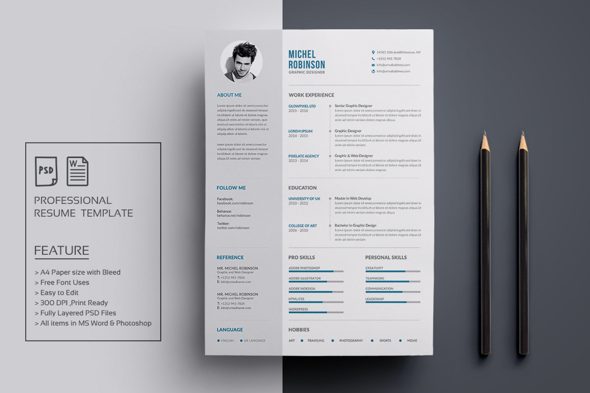 Resume/CV, a Resume Template by deviserpark (Photo 5 of 7)