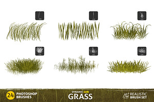 Grass Photoshop Brushes V2