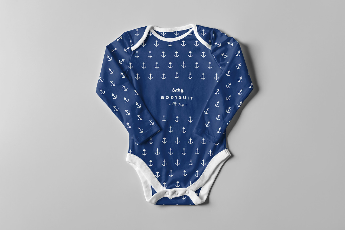 Baby Bodysuit Mock-up 2, a Shirt Mockup by Yogurt86 (Photo 3 of 11)
