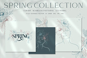 Spring Collection, a Background Graphic by Anna's Lettering (Thumbnail 1 of 14)