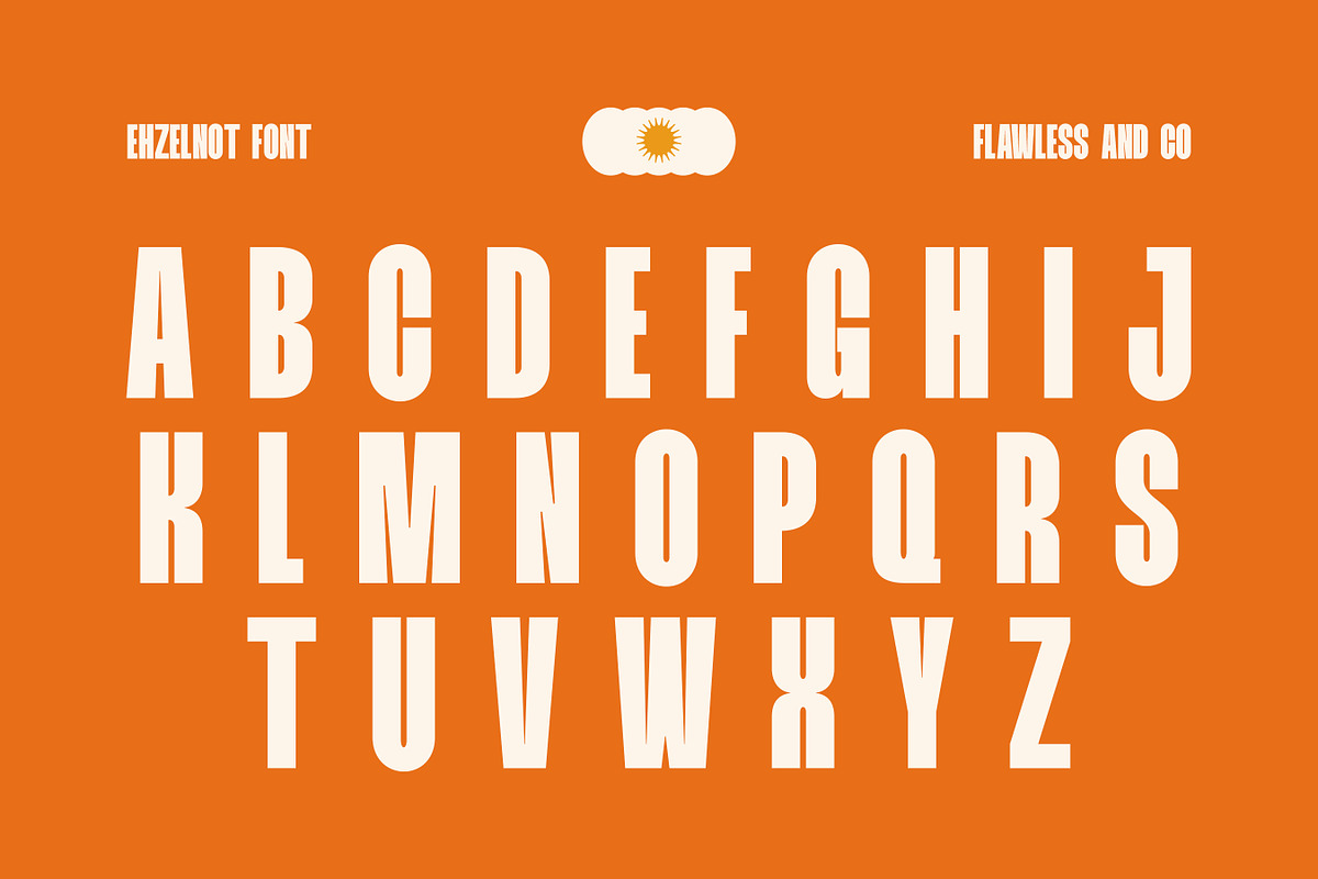 Ehzelnot - Bold Condensed Sans Font, a Sans Serif Font by Flawless And Co (Photo 6 of 10)
