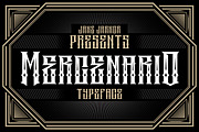 MERCENARIO, a Blackletter Font by jakejarkor (Thumbnail 1 of 6)