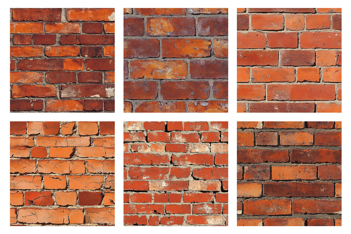 Brick Wall Textures Digital Paper, a Texture Graphic by Dream Creation (Photo 2 of 5)
