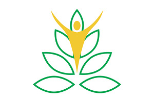 Wellness logo design template