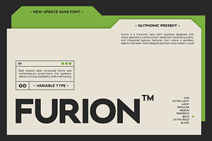 GC Furion – Modern Futuristic Sans