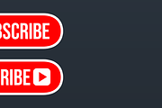 YouTube Subscribe Button icon, a Graphic by Vaughn Studios (Thumbnail 3 of 6)