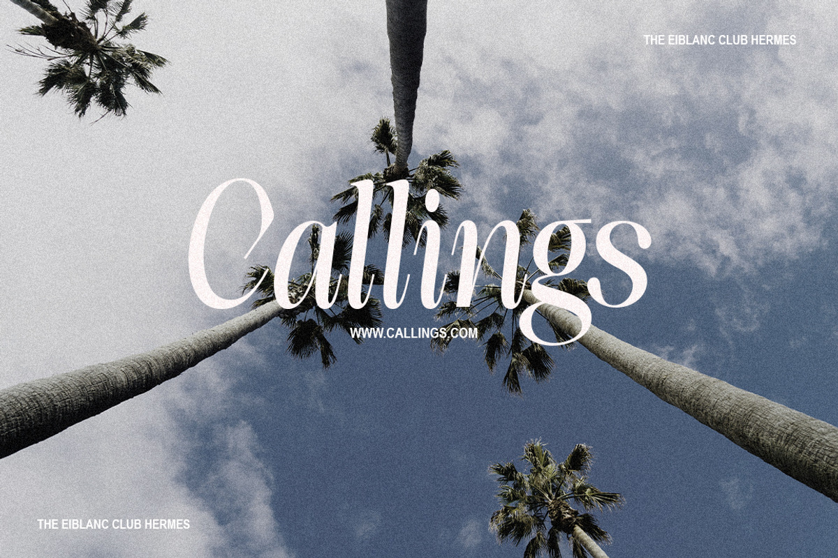 The Eiblanc Club Hermes | 12 Font, a Serif Font by Natural Ink Studio (Photo 13 of 15)
