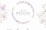 Dreamy Florals Watercolor Clipart, a Decorative Illustration by Altea Design Studio (Thumbnail 7 of 19)