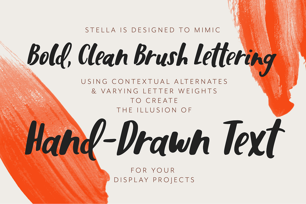 Stella: A Handlettered Font preview 4