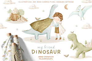 My friend Dinosaur - baby collection