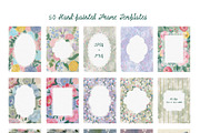 Hand-Painted Backgrounds & Frames, a Background Graphic by Essentially Nomadic (Thumbnail 11 of 16)