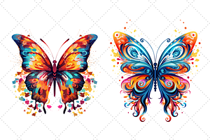 Abstract Butterfly Sublimation