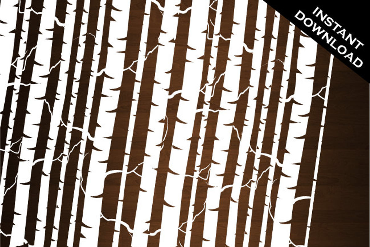 153 Piece Birch Forest Digital Paper preview 2