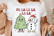 Fa La La La La Christmas Sublimation, an Illustration by Creative Art (Thumbnail 6 of 6)