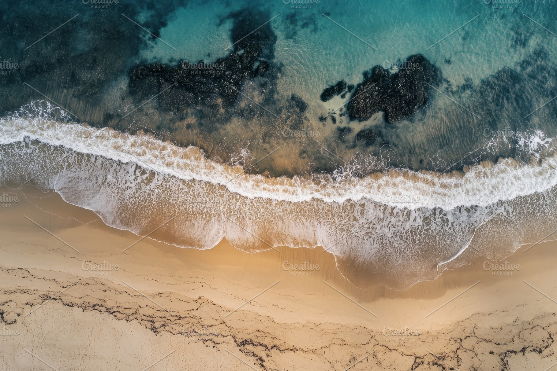 Low tide reveals sandy beach and roc, a Photo by Iftikhar Alam
