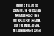 Vagolden - Modern Condensed Sans, a Sans Serif Font by QR Design Studio (Thumbnail 4 of 7)