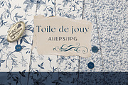 Toile de jouy vector  pattern, a Pattern Graphic by FleurArt (Thumbnail 1 of 6)
