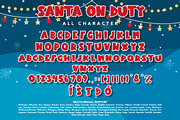 Santa On Duty, a Sans Serif Font by HATFSTUDIO (Thumbnail 8 of 8)