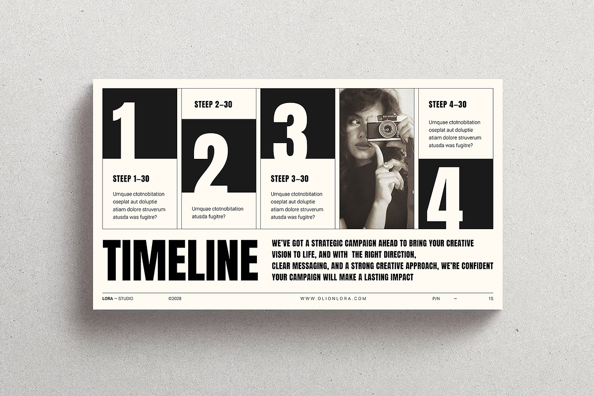 Creative Brief Campaign Presentation, a Presentation Template by Olion Lora (Photo 6 of 11)