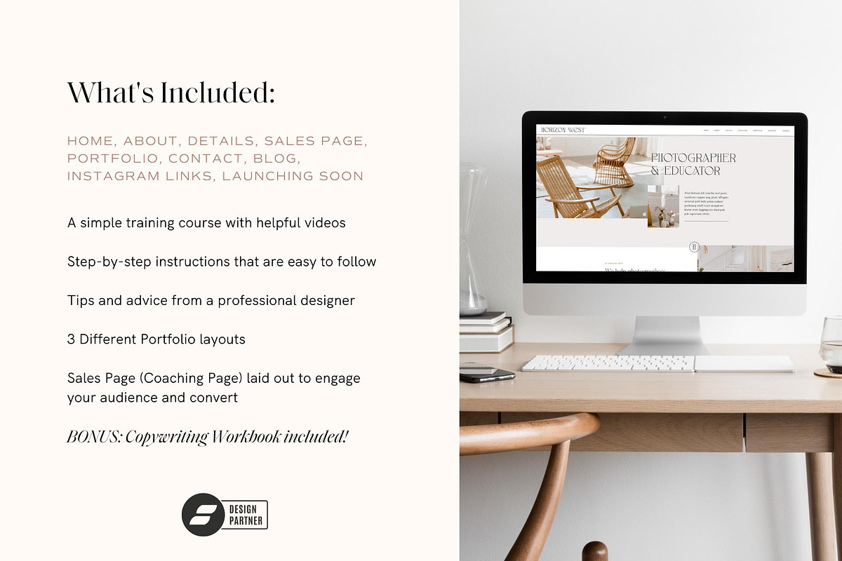 Showit Website Template - Horizon, a Websites & App Template by Oregon Lane Studio (Photo 4 of 4)