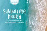 Submarine Beach, a Font by Brittney Murphy Design (Thumbnail 1 of 3)