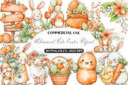 Whimsical Easter Dog Clipart, an Illustration by Black Bird Studio (Thumbnail 1 of 5)