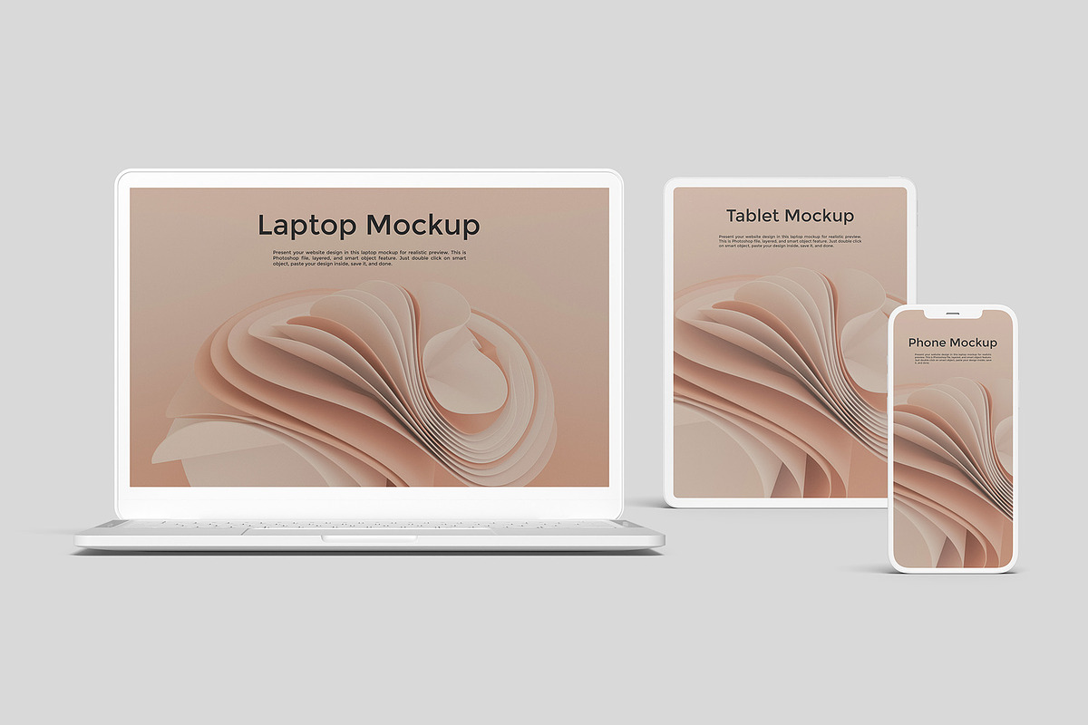 Clay Device Screen Mockup, an iPad Mockup by graphicpages (Photo 7 of 11)
