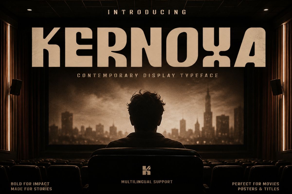 Kernoxa Display Typeface, a Sans Serif Font by zerologicstudio (Photo 7 of 12)