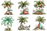 Summer Beach Palm Tree Clipart, an Illustration by Daily.Designs (Thumbnail 5 of 7)