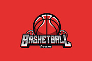 BasketBall Team Mascot Logo Template, a Branding & Logo Template by HasnainGFX (Thumbnail 2 of 3)