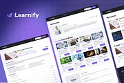 Modern E-Learning Platform UI Kit, an UI Kit Template by Bixproducts (Thumbnail 4 of 8)