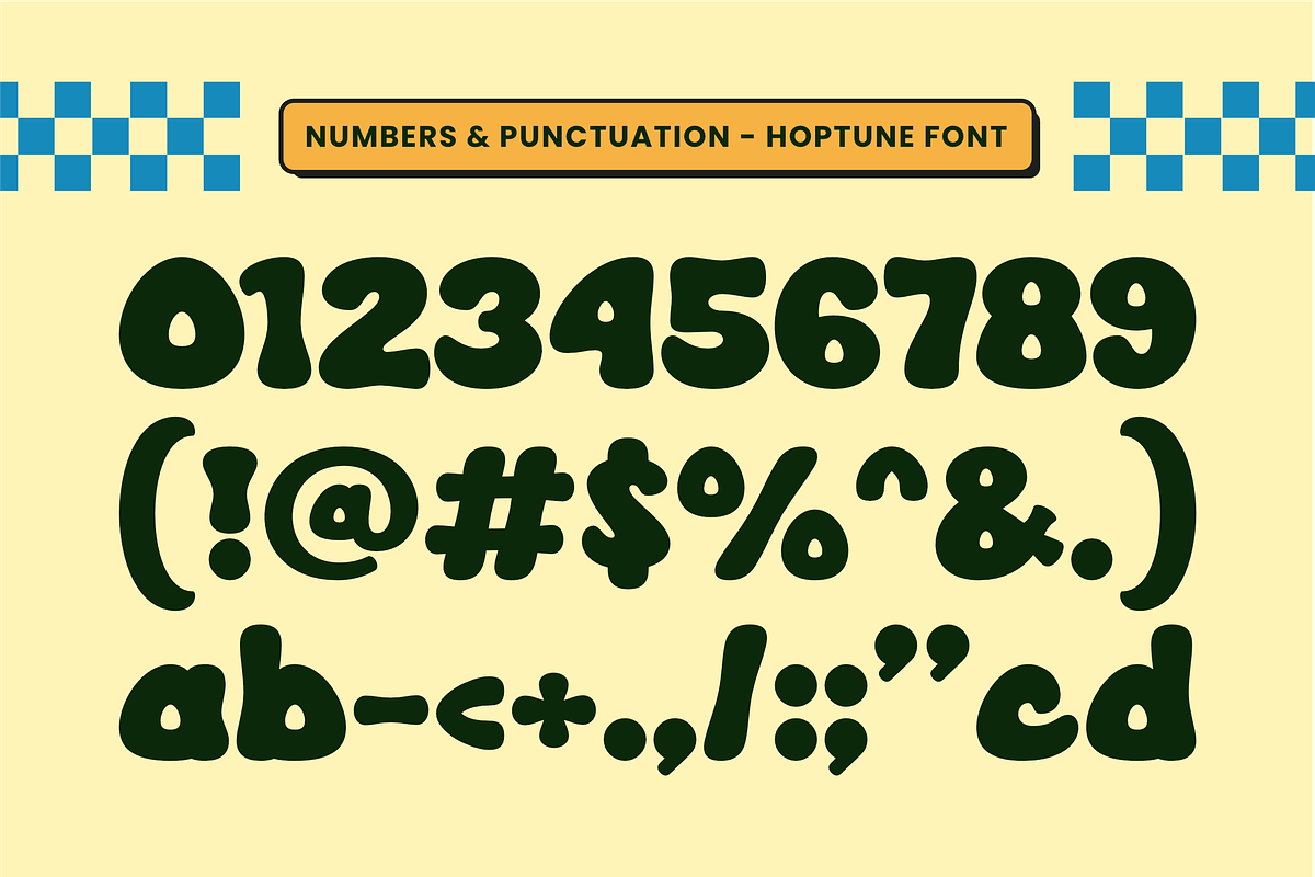 Hoptune - Retro Bold Font, a Sans Serif Font by ahweproject (Photo 3 of 17)