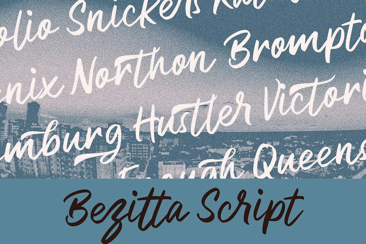 Bezitta - Handwritten Font, a Script Font by StringLabs (Photo 9 of 13)