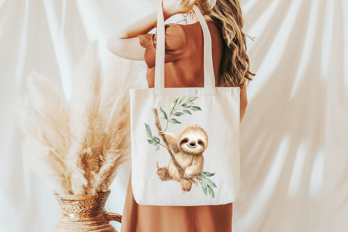 Watercolor Cute Baby Safari Animals, a Seasonal Illustration by Designworld (Photo 9 of 10)