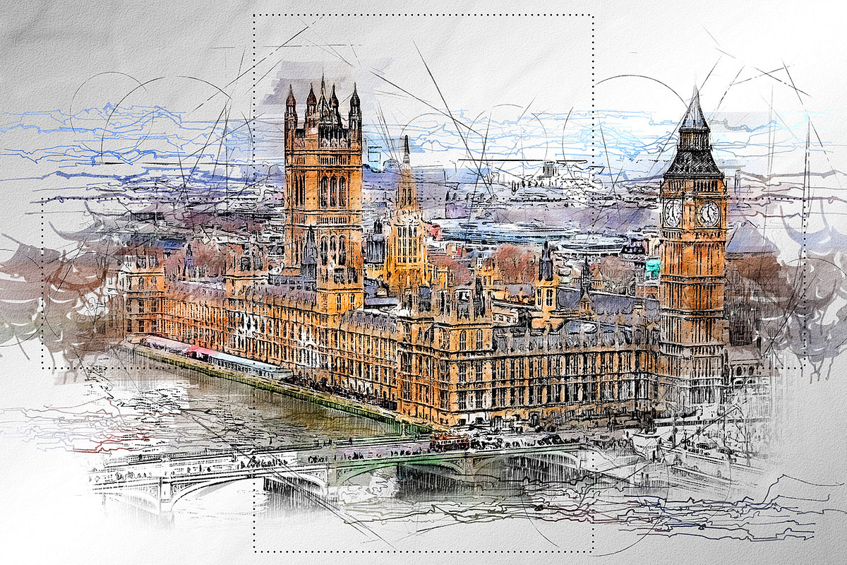 Graphic Marker Photoshop Action, an Action Add-On by GorynArt (Photo 12 of 20)