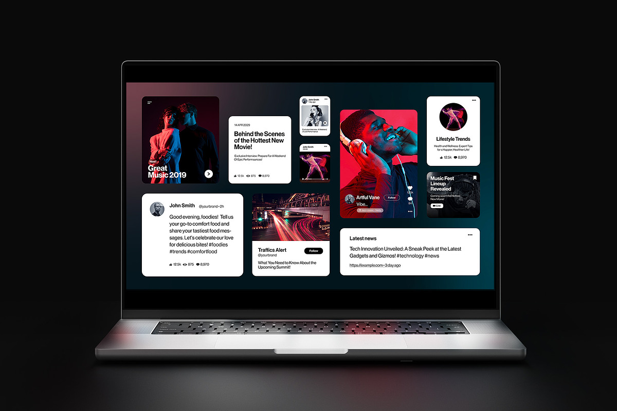 Post Quotes Layout Design, an UI Kit Template by DesignerCandies (Photo 2 of 3)