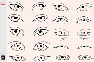 Procreate Anime Eyes Manga Eye Guide