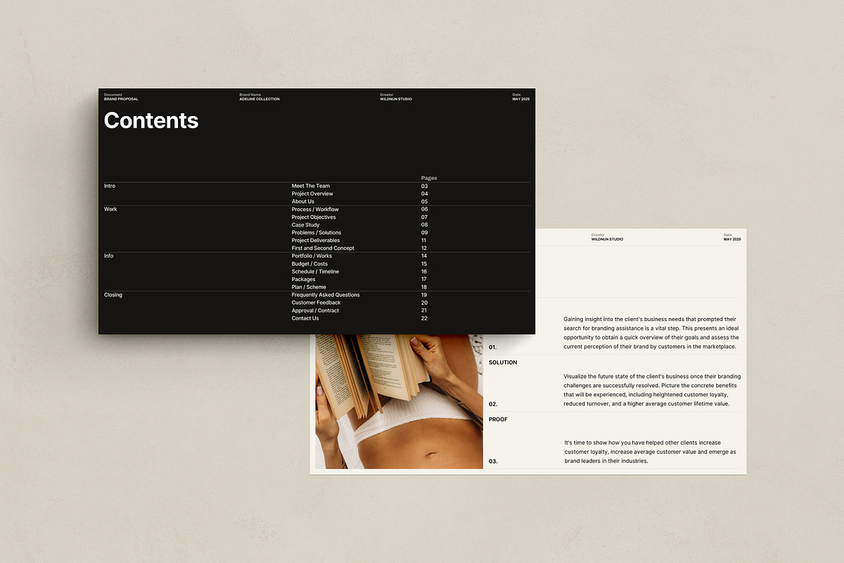 ADE / Brand Proposal, a Presentation Template by Wildnun Studio (Photo 4 of 16)