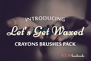 Wax Crayons Illustrator Brushes, a Brush Add-On by TheBlackPixelCo (Thumbnail 2 of 13)