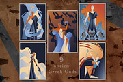 The Gods and Myths vector set, an Illustration by Bcute Design (Thumbnail 3 of 10)