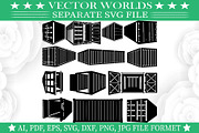 Container Shipping SVG, Shipping SVG, an Object Graphic by VectorWorlds (Thumbnail 1 of 3)