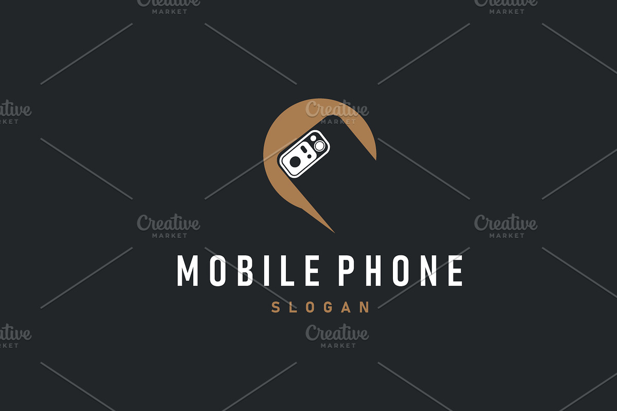 Smartphone logo modern mobile phone, a Branding & Logo Template by Maylianaw28